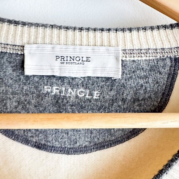 Pringle of Scotland Ivory 100% LambsWool Pullover Sweater XXL - Picture 7 of 7